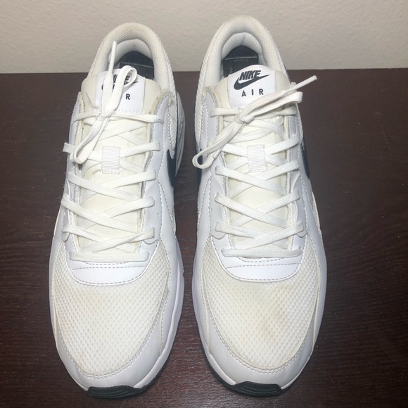 Nike Air Max Excee White Black Grey Running Casual Shoes Sneakers CD4165-100 - Picture 4 of 10